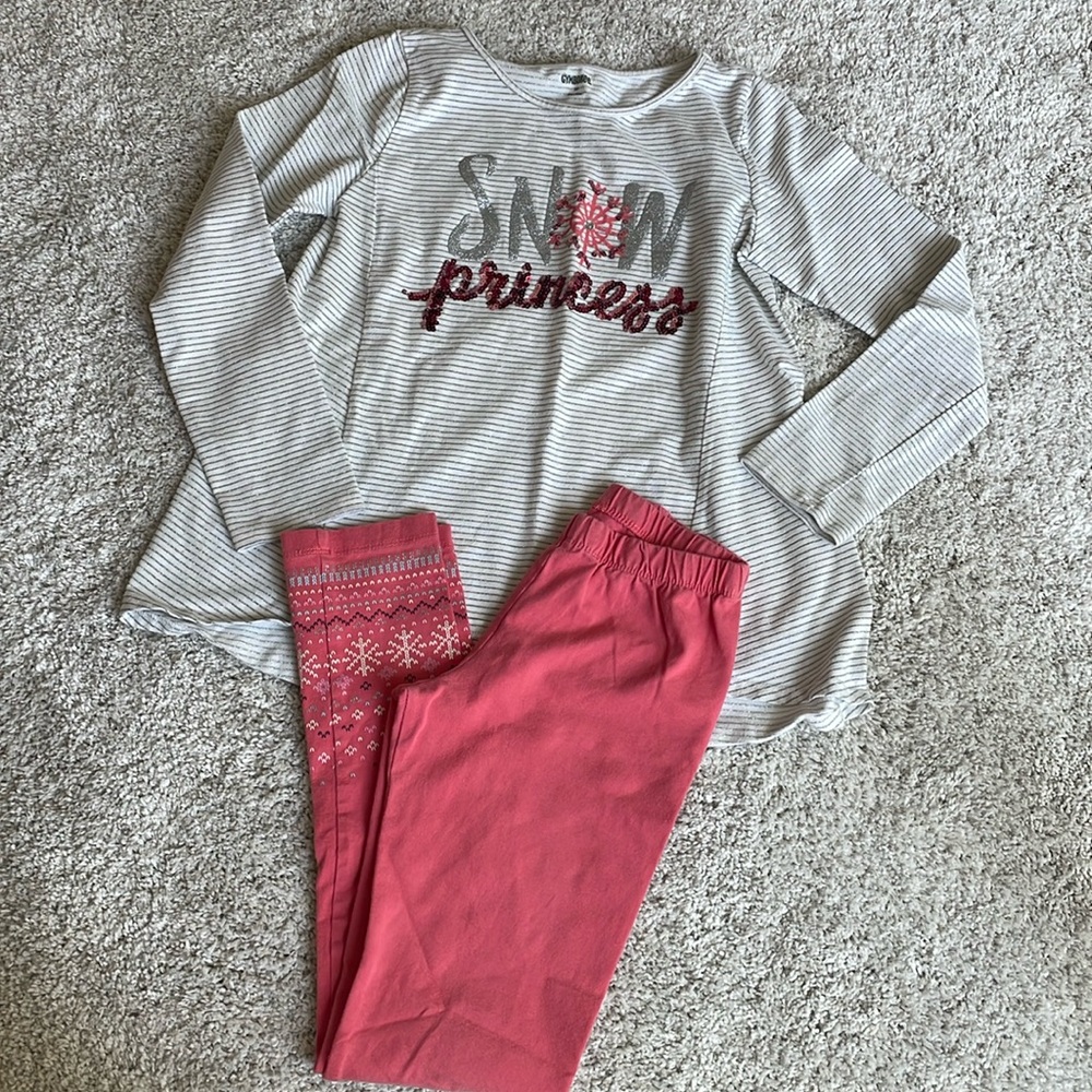 Gymboree top and leggings set